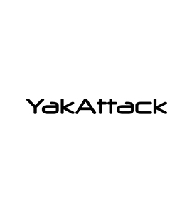 18" YakAttack Decal White