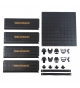 Yakattack 16x16 ShortStak Upgrade Kit for BlackPak Pro, Black